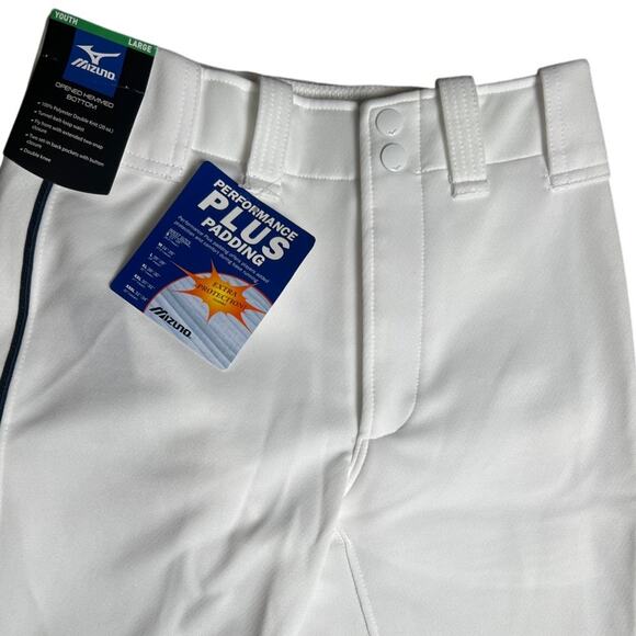 NWT Mizuno Youth White Baseball Padding Pants Size L - Picture 3 of 8